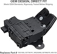 Vista 5 de SYERAL Pestillo de tapa de maletero Actuador de bloqueo eléctrico 940-108 Cerradura de puerta trasera para puerta trasera compatible con Cadillac