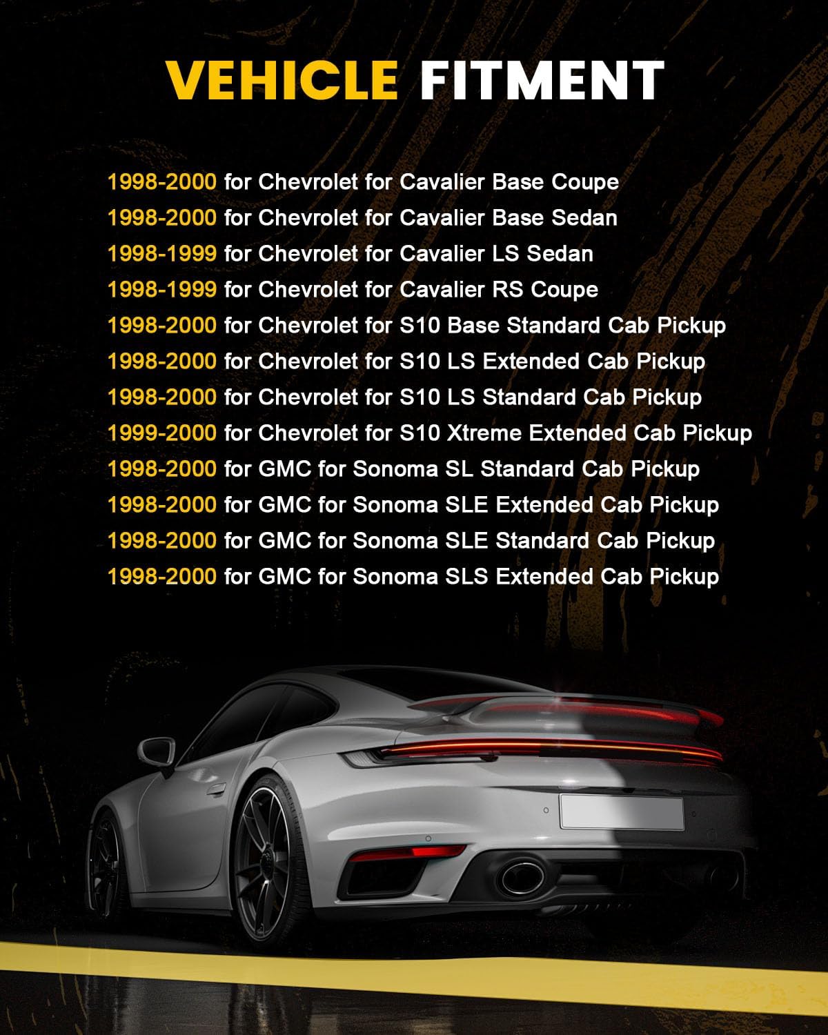 Fuel Injector,OCPTY 4pcs 6 Holes Replacement fuel Injectors Engine Part fit for 1998 1999 2000 Chevrolet S10 Cavalier GMC Sonoma 2.2L/1997 1998 1999 2000 Isuzu Hombre 2.2L/1998 1999 Pontiac Sunfire 2.