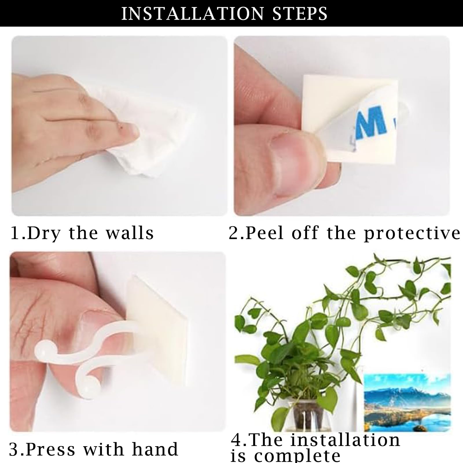 40 Clips De Fixation Plantes - Pour Vignes, Orchidées, Tiges, Réutilisables Et Résistants