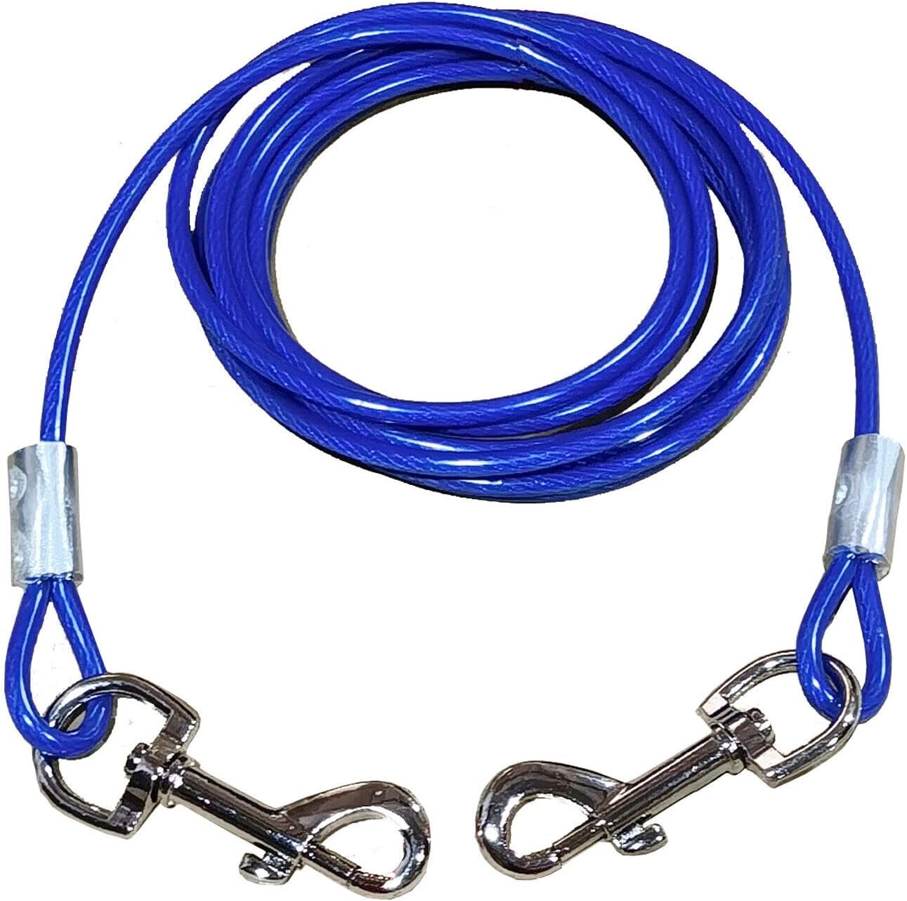 Pet Dog Puppy Garden Camping Outdoor Tie Out Lead Leash Extension Wire