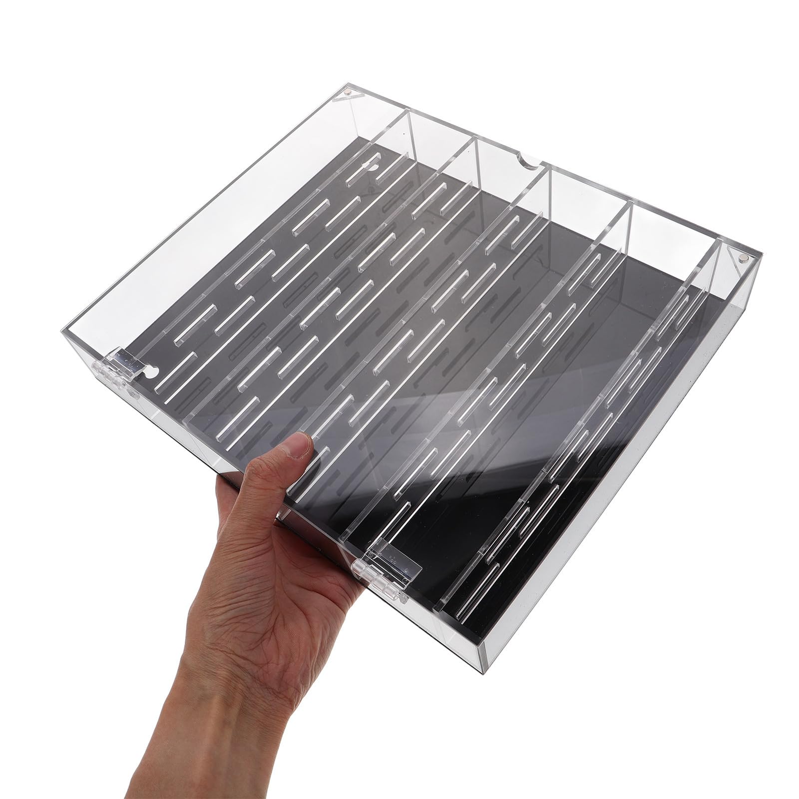 Caja Transparente para Coleccionar Monedas de Vidrio Orgánico, Pequeña Caja de Monedas para Exhibir y Proteger contra Deformaciones, Adecuado para Coleccionistas