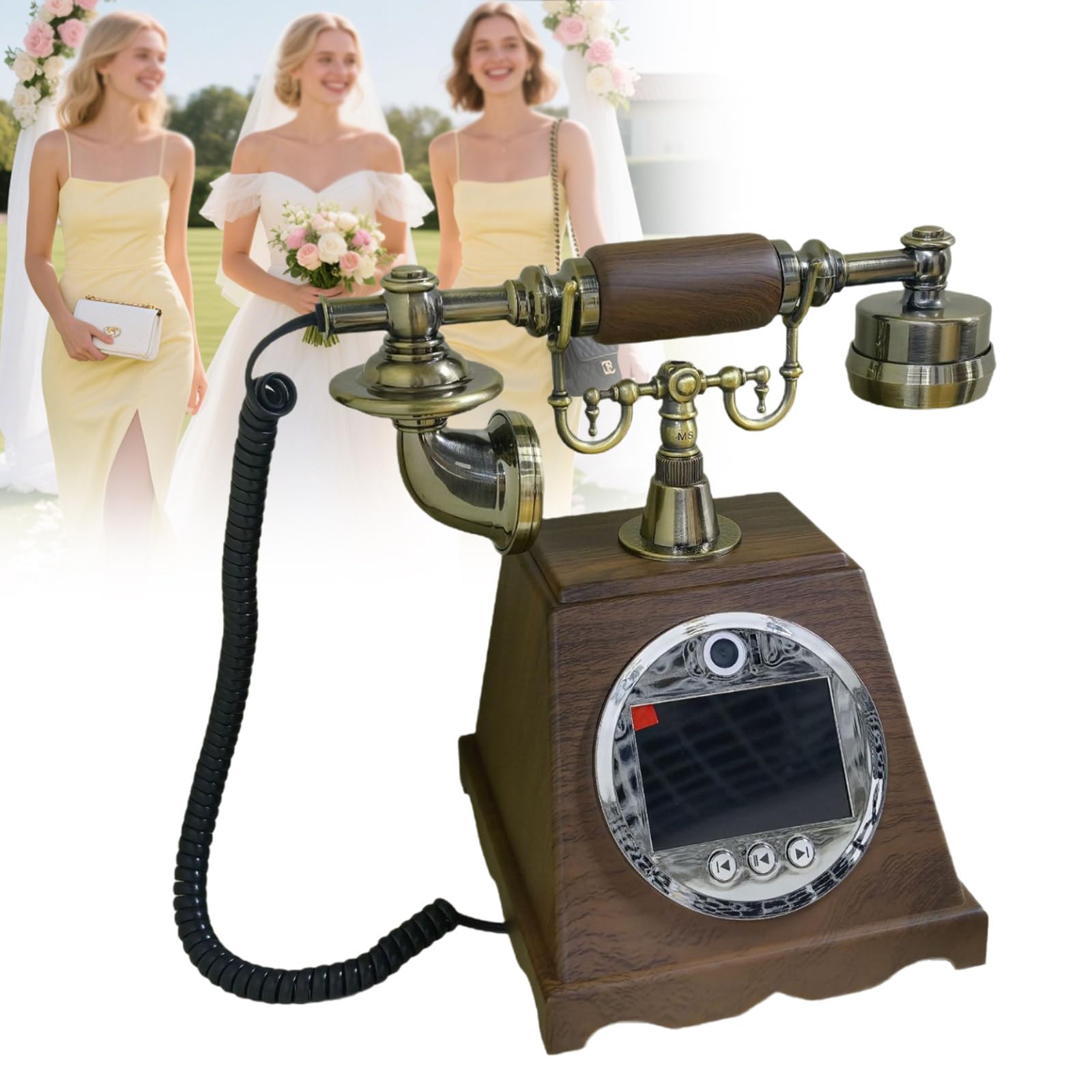 Video Audio Phone Guest Book, Customized Video Messages Message Book B