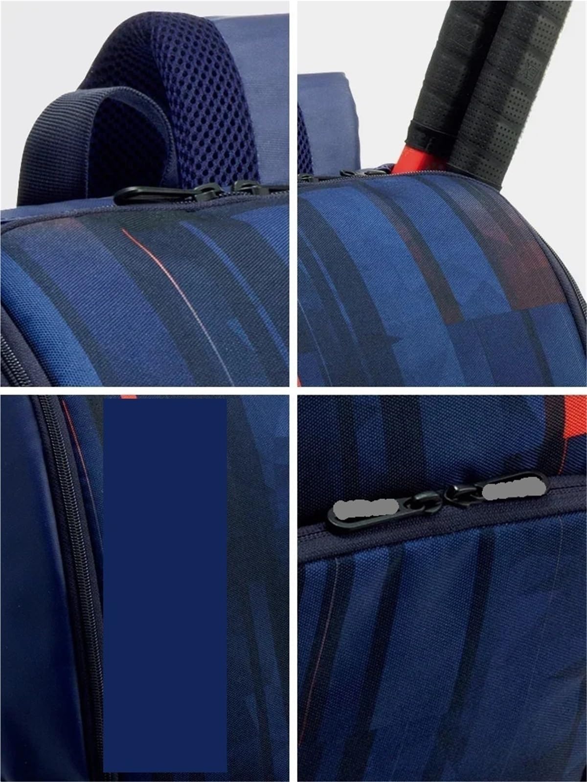 Raquetero Tenis Bolsa for Raqueta de Tenis, Bolsa de bádminton, Mochila Deportiva for Raqueta de Tenis, Impermeable, Entrenamiento de Gran Capacidad
