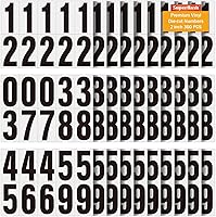 Vista 15 de Números autoadhesivos de 1.5 pulgadas para buzón, números de casa, número de buzón reflectante, número de botes de basura, para exteriores, 60