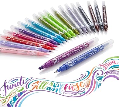 MANUSCRIPT Callicreative Duotip Markers, 10 Assorted Colors