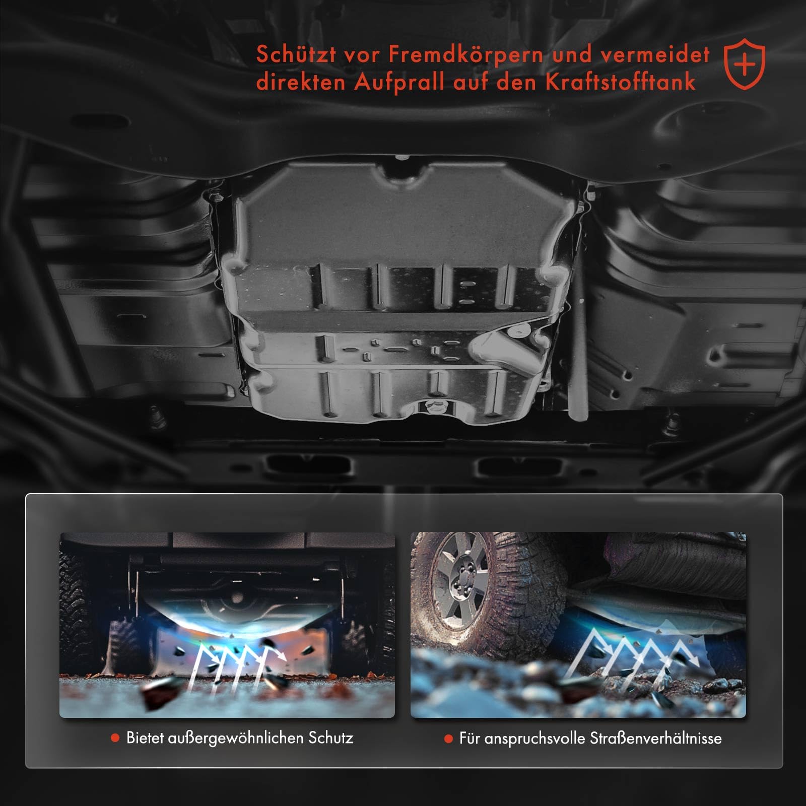 Frankberg Unterfahrschutz Motorschutz Vorne Unten Kompatibel mit Q5 8RB SUV Q5 Van 8RB Kasten/SUV Replace# 8R1863821F,8R1-863-821-B