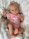 iCradle Reborn Baby Dolls 18Inch Realistic Baby Doll Silicone Dolls Toy for Kids Age 3+