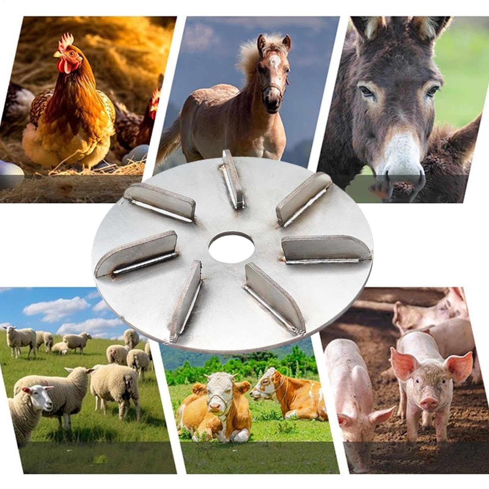 Labor-Saving Pig Hair Remover | 9 Gears Stainless Steel Pigs Hairr Scraper | Multi Gear High Efficient Grooming Tool for Livestock Roosters Slaughter Factory Hen Cows Sheep