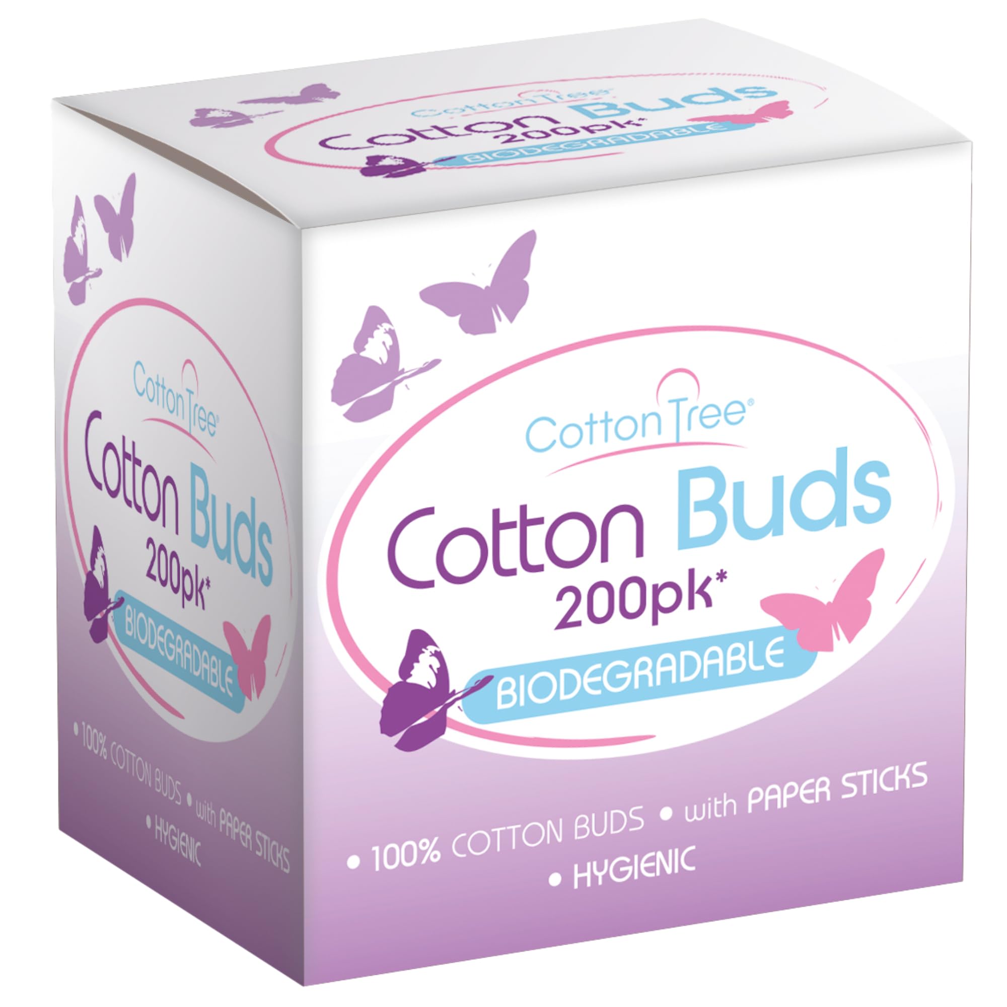 Biodegradable Cotton Buds (200 Pack)
