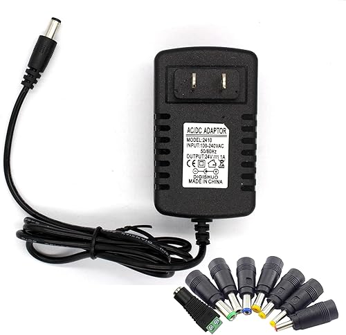 DIGISHUO DC 24V 1A 24W Adaptador de fuente de alimentación Transformador Interruptor AC 110V220V a DC 24V 1amp Convertidor de conmutación LED Driver