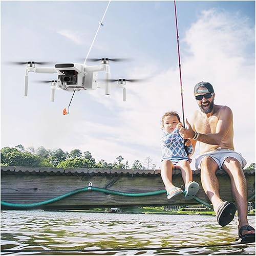 Miniatura 3 de Sistema Airdrop para FIMI X8 MiniMini V2 Drone Pesca Cebo Anillo de Boda Regalo Entregar Vida Rescate Lanzador Accesorios