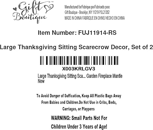 Miniatura 7 de Juego de 2 decoraciones de espantapájaros sentado para Acción de Gracias, juego de 2 grandes de 50 pulgadas, decoración de otoño para interiores y