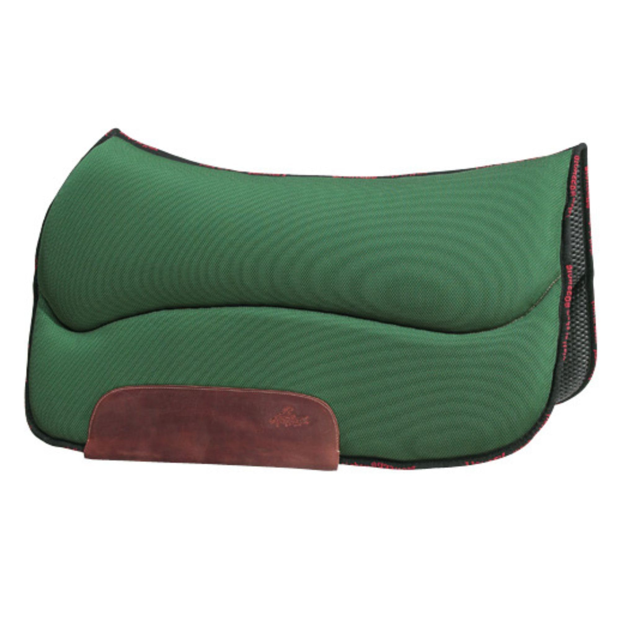 PIONEER Mantilla Para Caballos - Mantilla de Equitación Western, 83x48cm, en Tejido Air-Mesh y Neopreno (Rojo)