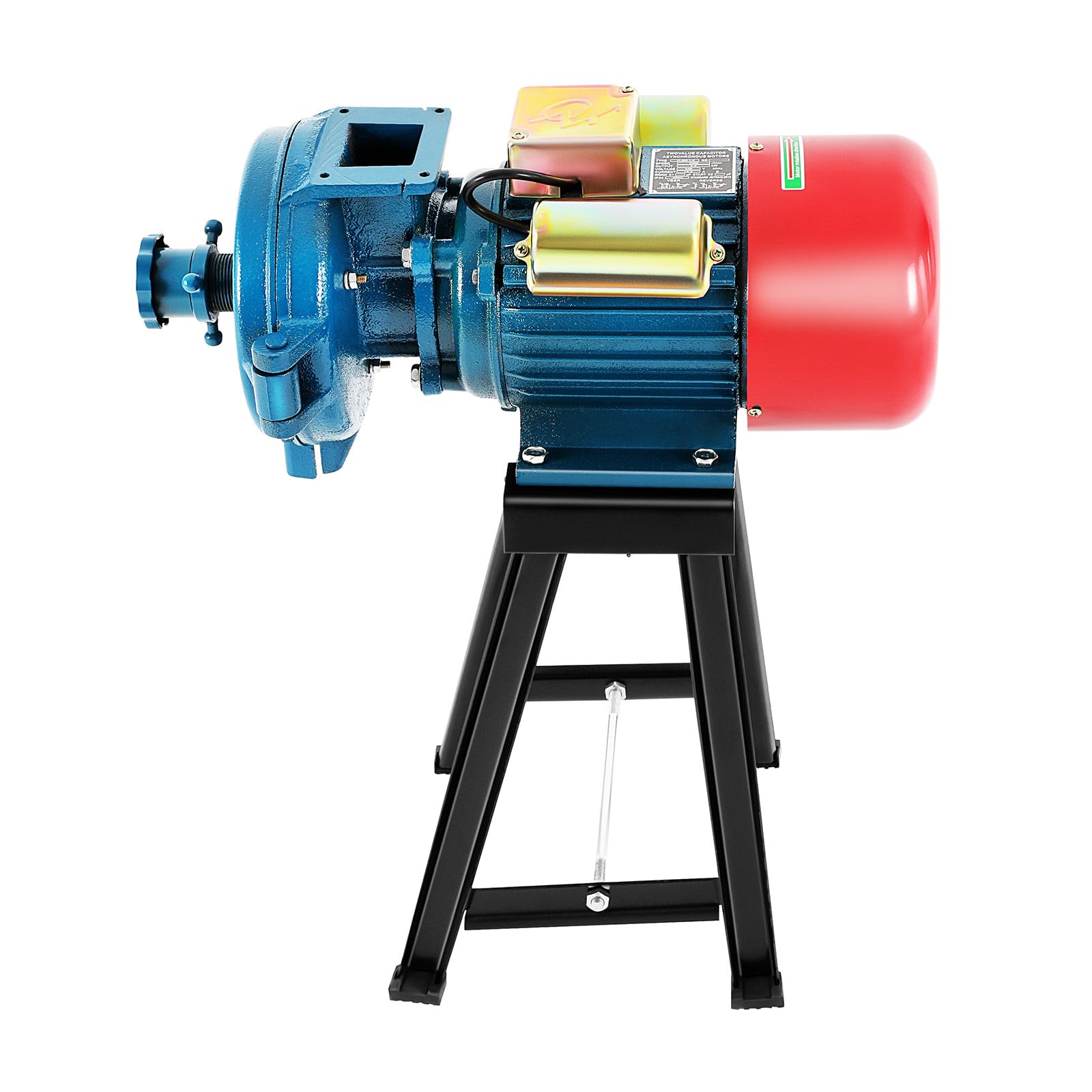 Moulin à céréales électrique, 2200 W, moulin à grains 1400 tr/min, haute efficacité abrasif avec entonnoir, pour céréales, maïs, paille, nourriture