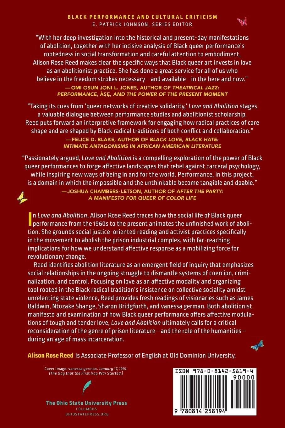 Love and Abolition: The Social Life of Black Queer Performance (Black Performance and Cultural Criticism)