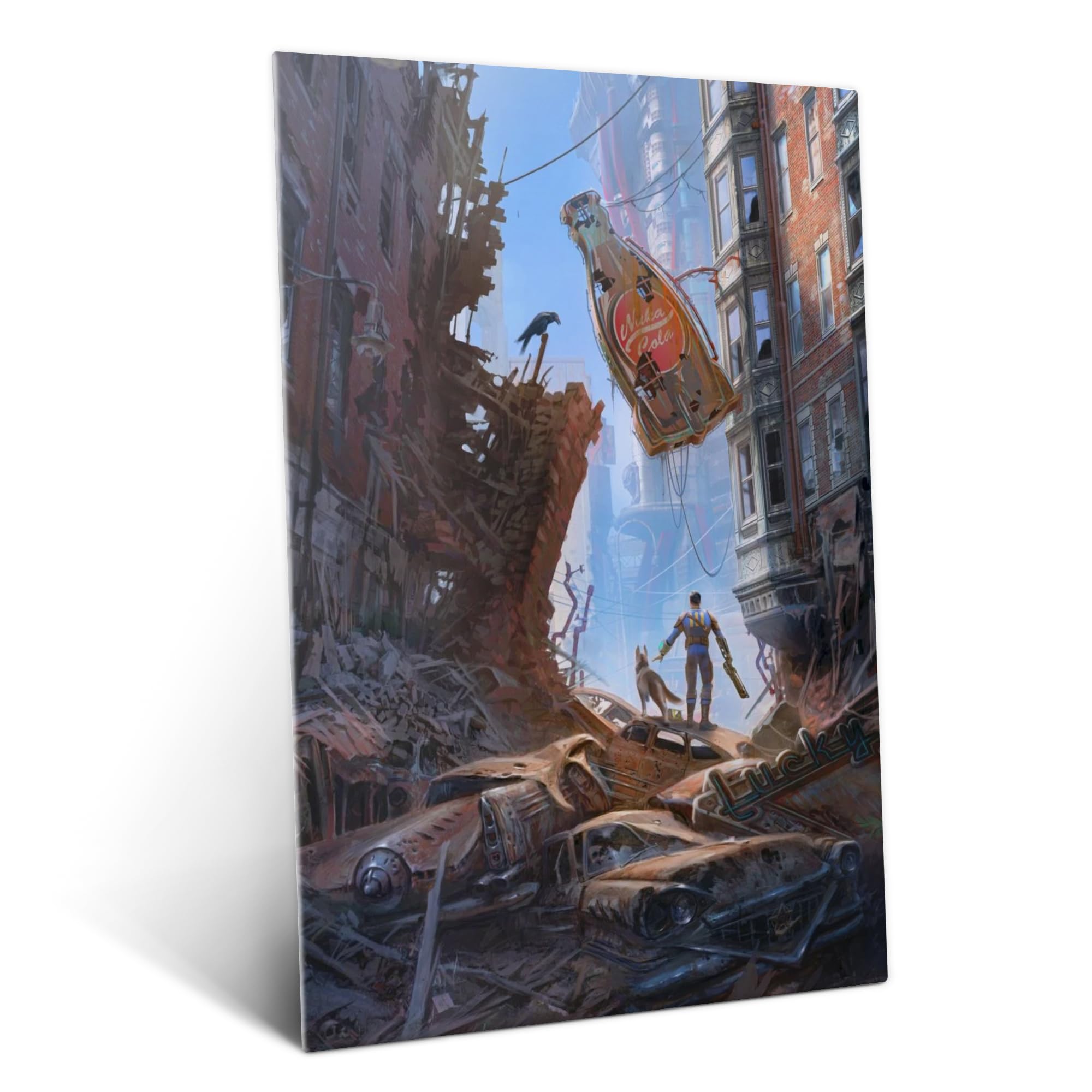 Displate l posters ドルトムント Amazon.com: Displate Official DOOM Metal Poster Magnetic Mounting