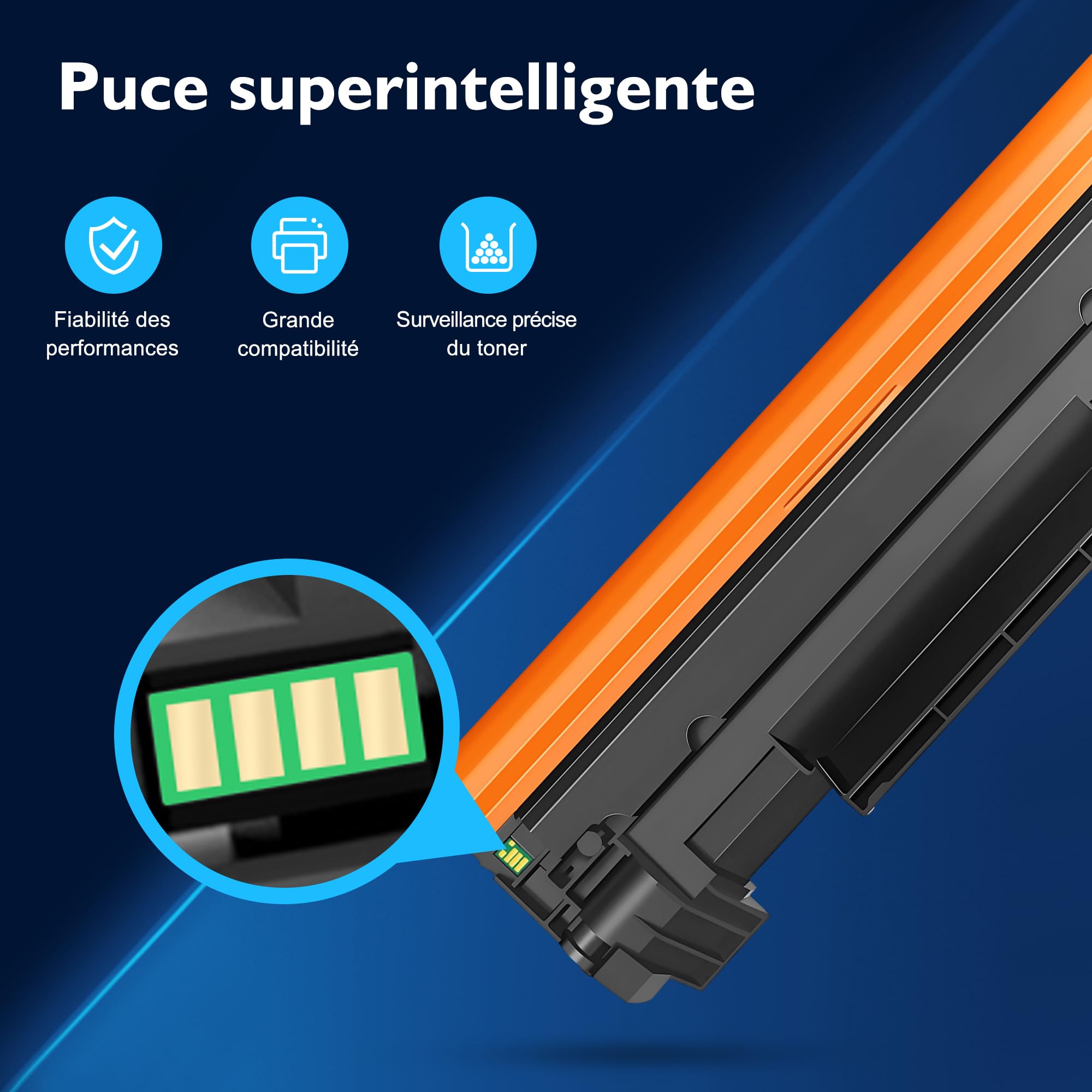 142A Toner Compatibles pour HP W1420A 142X W1420X Toner (2 Noirs) | Compatible pour HP LaserJet M110, M110w, MFP M140w, M140; Avec puce; Non pour modèles HP+ avec "e" fina