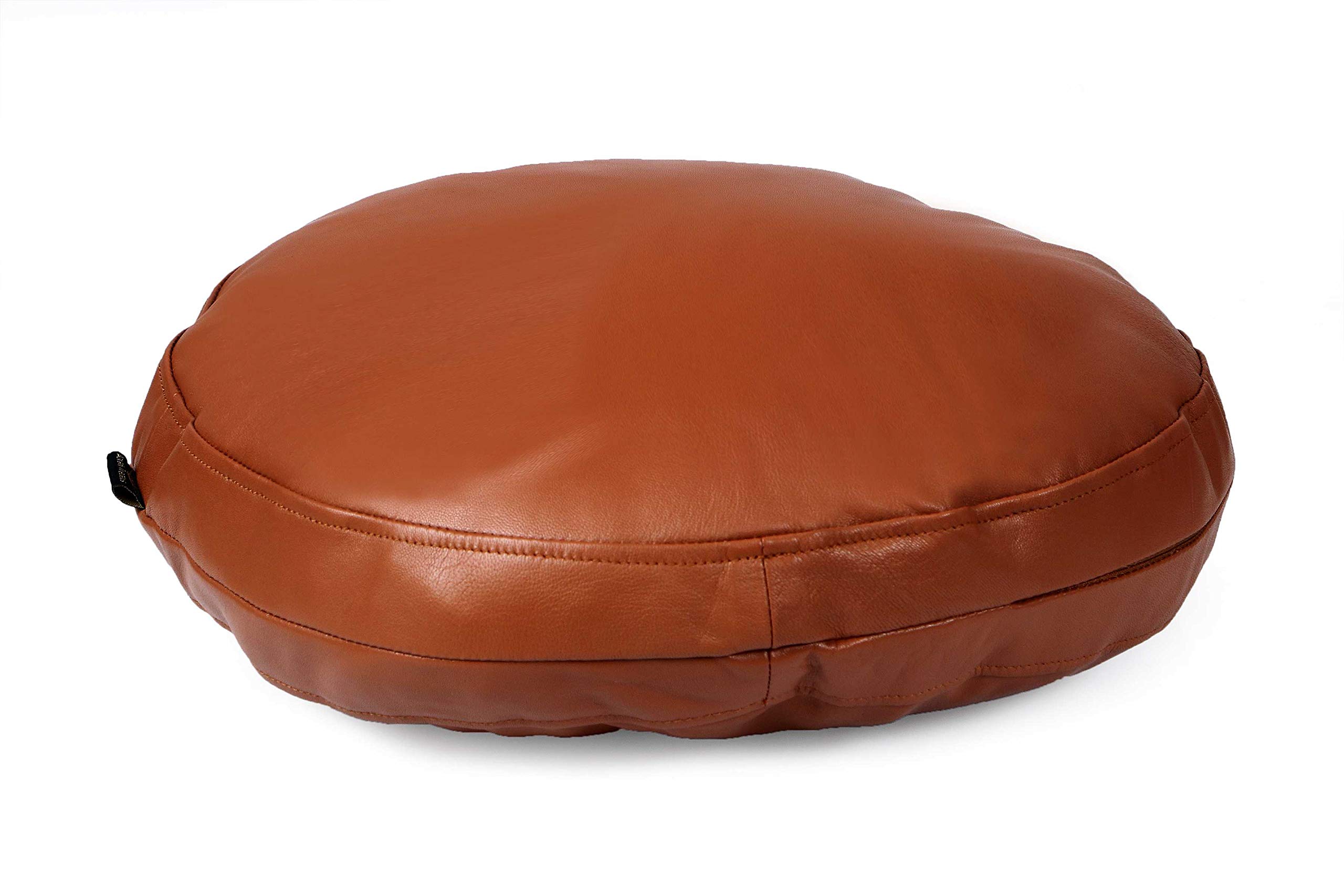 Round Leather Throw Pillows atelieryuwa.ciao.jp