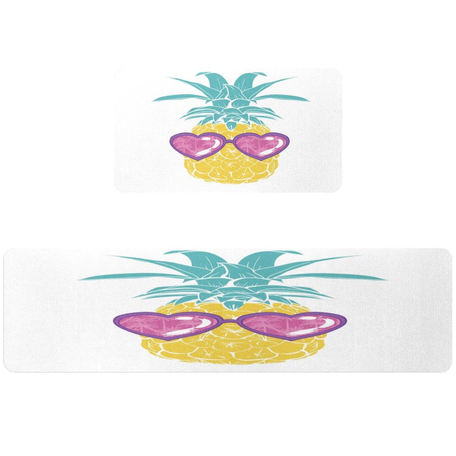 Alfombrillas de cocina de corazón decorativas para pasillo y hogar