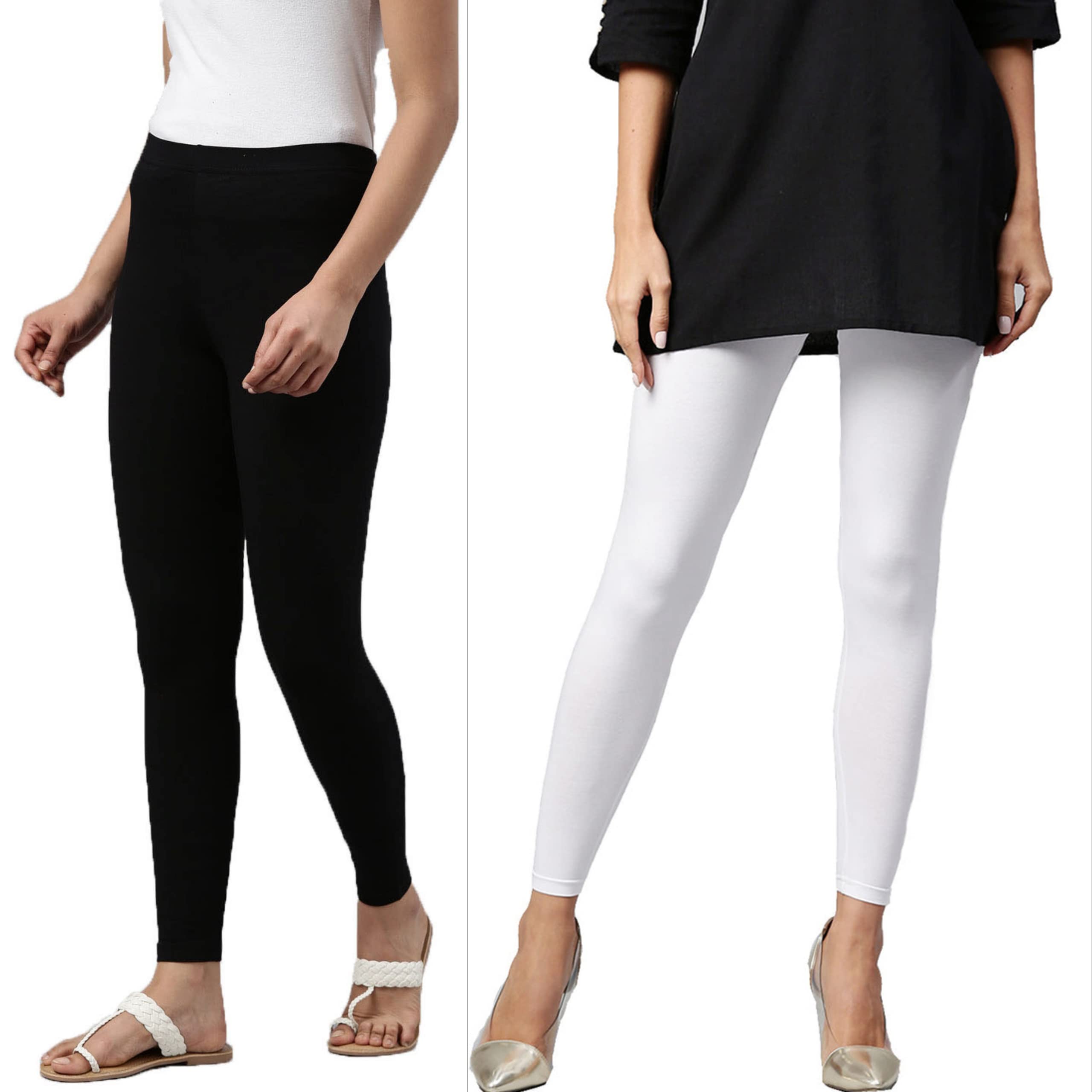 PINKSHELL Women’S Straight FIT Ankle Length Colour Combos Legging Elegant Women Solid Cotton Lycra Super Quality Ankle Length Legging Combo Leggings-picture-14