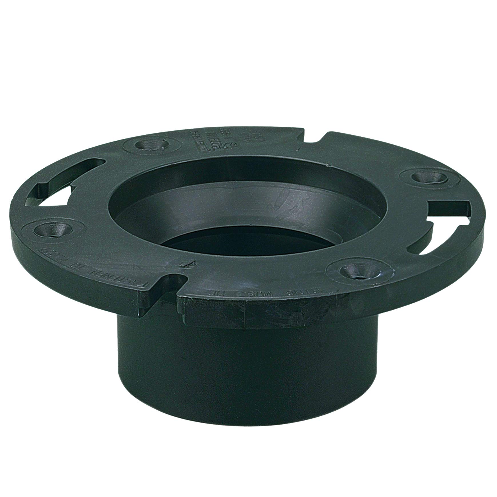 寸胴 NIBCO Fig No 5851, 4 in. ABS DWV Reducing Closet Flange Hub