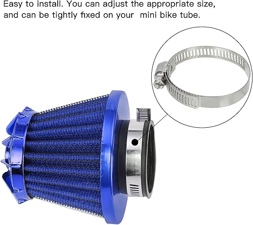 Miniatura 8 de YOXUFA VM22 - Kit de rendimiento para tubo de escape de carburador de etapa 2 para Predator 212cc 196cc Coleman CT200U CT200U-EX BT200X Baja Warrior