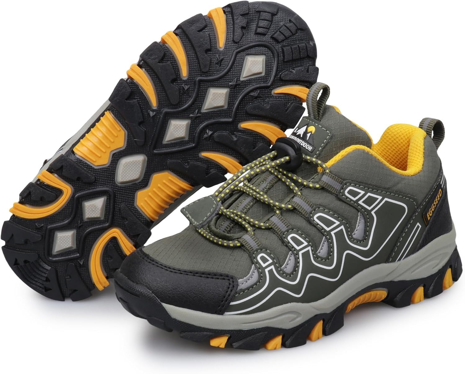 Boys Girls Hiking Trail Shoes Waterproof Slip Resistant Outdoor Trekking Walking Running Sneakers(Little/Big Kids) - Image 6