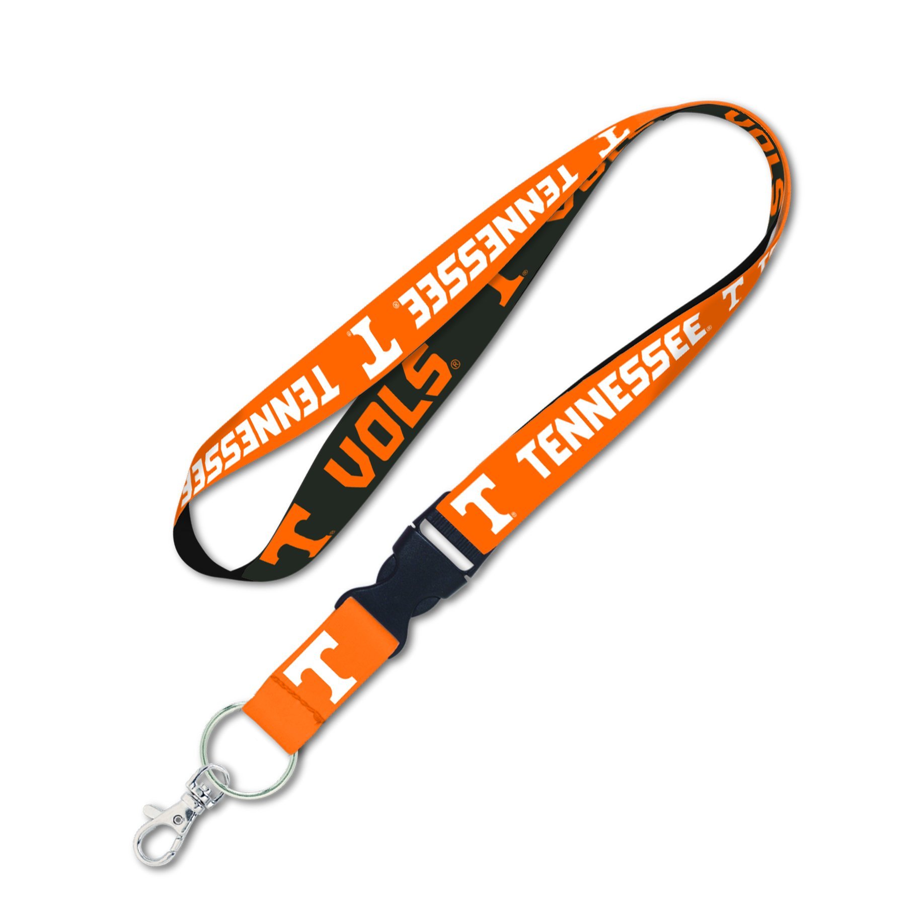NCAA Tennessee Volunteers Lanyard with Detachable Buckle, 1-Inch