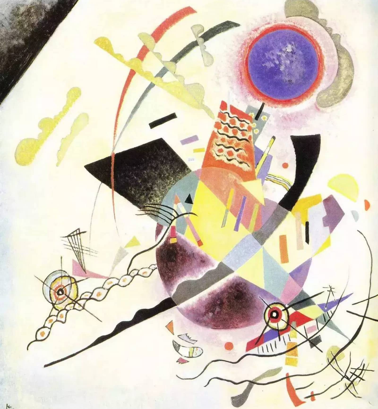 ワシリー・カンディンスキー、第16場のための衣装デザイン ワシリー