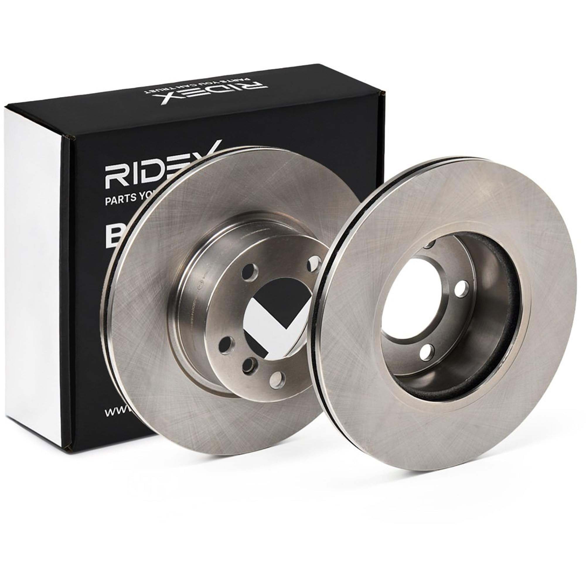 RIDEX 82B0839 2x Disco de freno Delantero sin tornillos Compatible con BMW 3 Touring F31