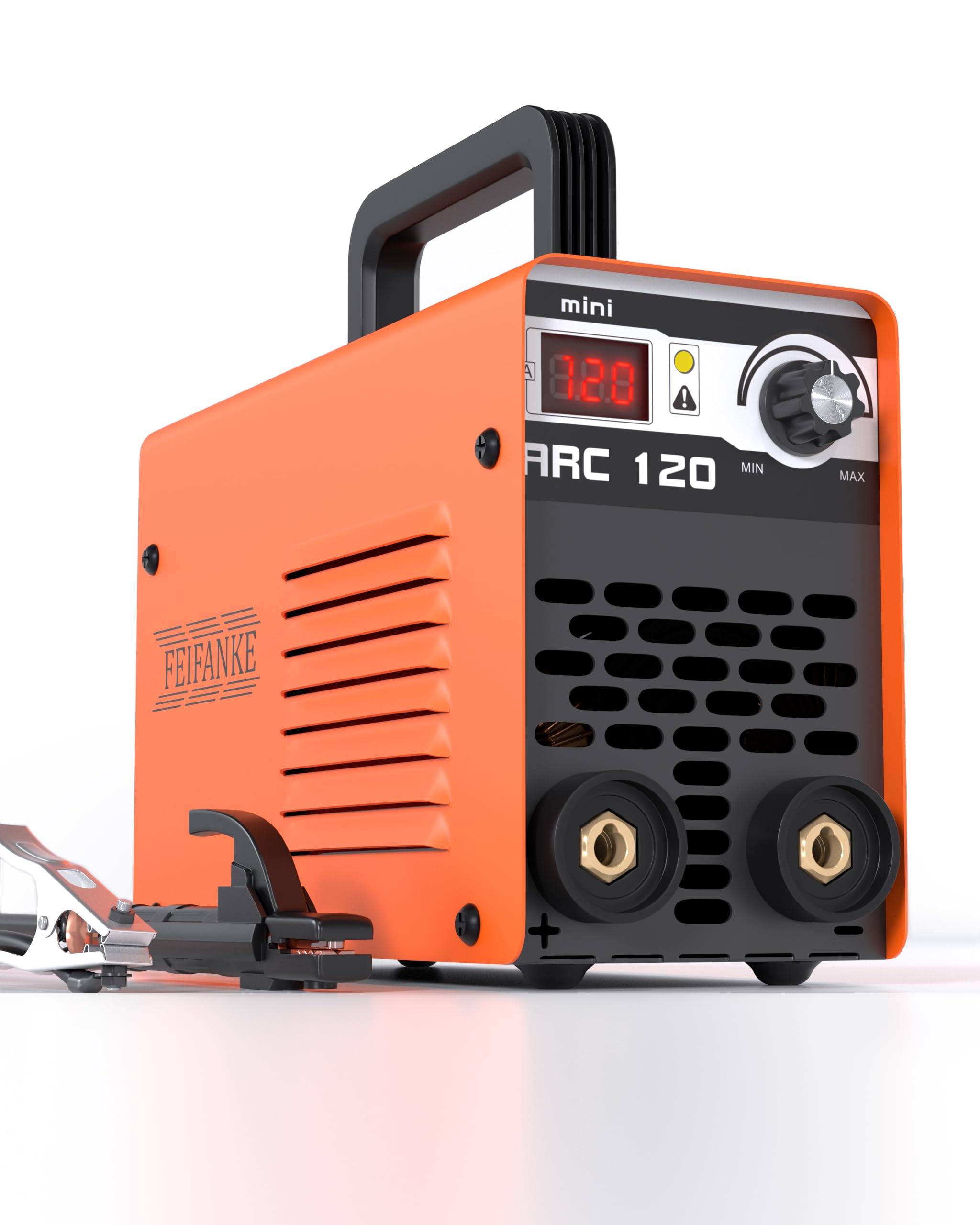 FEIFANKE ARC120 Maquina de Soldar 120A Soldadora Electrodo IGBT DC MMA/lift-tig Soldador Inverter con Pantalla LED, Anti-Stick/Hot-Start/Arc-Force