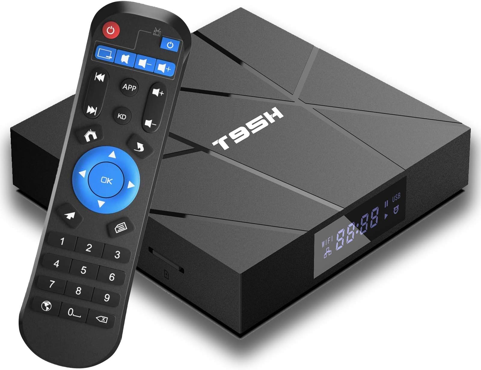 EVANPO Android 10.0 TV Box [4GB DRR3/ 64GB EMMC] Smart TV Player Quad-Core Cortex-A53 64-bit Support 2.4G WiFi 6K 3D HDMI H.265