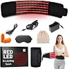 Nomend LumaLean Pro Red Light Belt Weight Loss, LumaLean Pro Belt for Menopause Belly, Adjustable Cordless Belt, Tighten Loose Skin and Firm Your Waist, for Belly, Waist, Thigh, Arms Etc Black