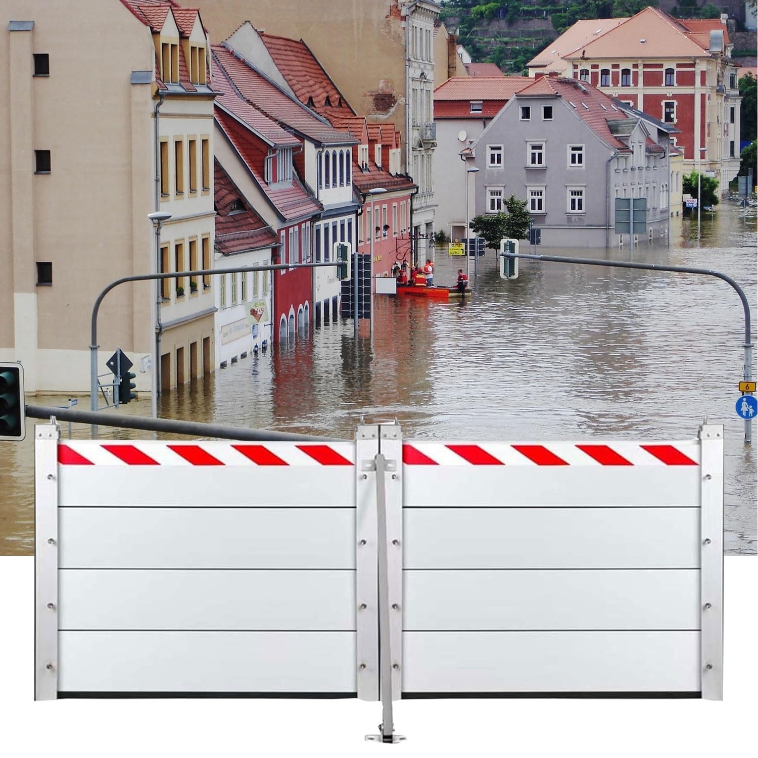Barrière Anti-inondation Pour Porte De Garage, Batardeau Anti Inondation Porte, Boudin Anti Inondation Extérieur, Barrière Anti-inondation De Garage, Bouclier De Porte Pour Inondation(20(H) x90cm(L))