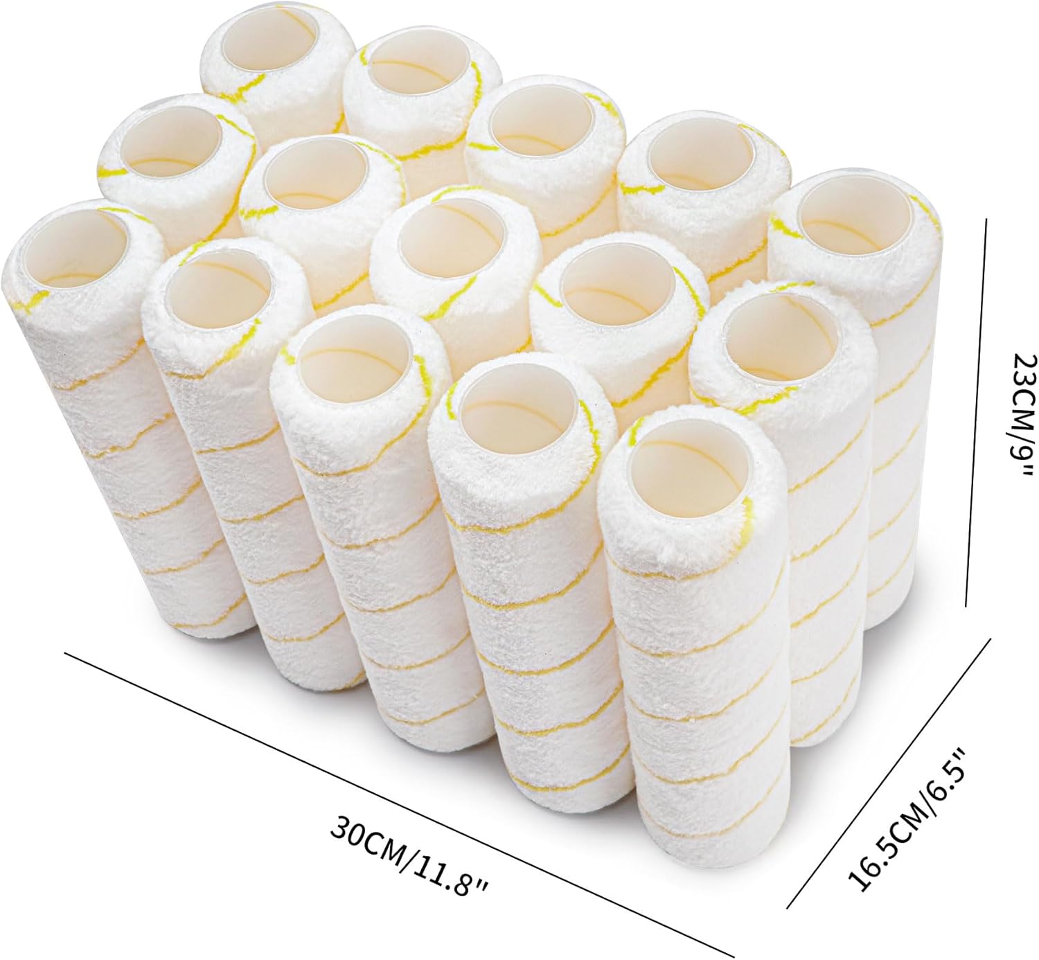 VOOMEY Microfiber Paint Roller 9 Inch with Foot-Operated Paint Tray, Paint Roller Frame, Paint Tray Liner,Painting Tools are Suitable for Walls, Doors, Windows, cabinets, etc