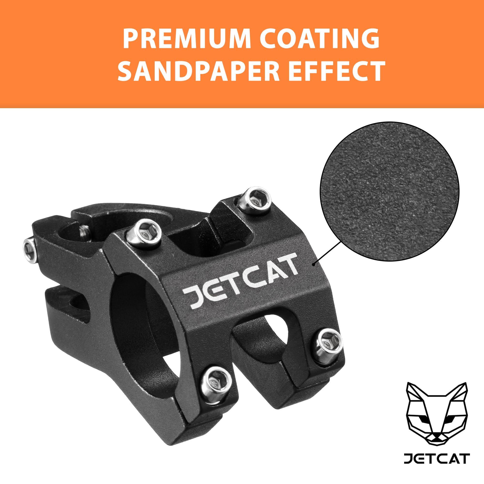 Amazon.com : JETCAT Bike Stem, Short MTB Stem 31.8, Mountain Bike
