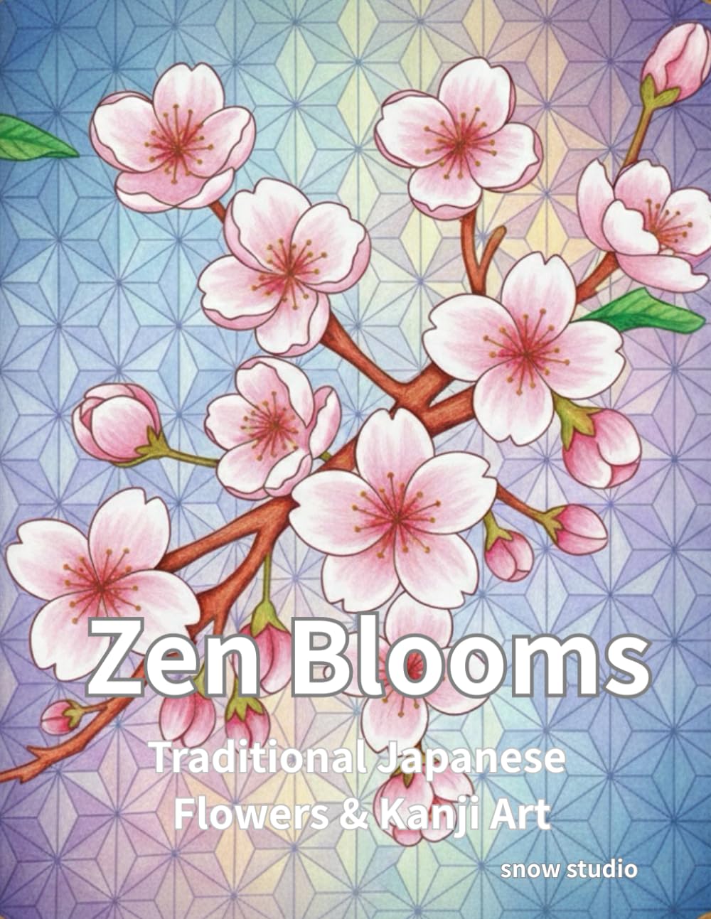 Zen Blooms: Traditional Japanese Flowers & Kanji Art