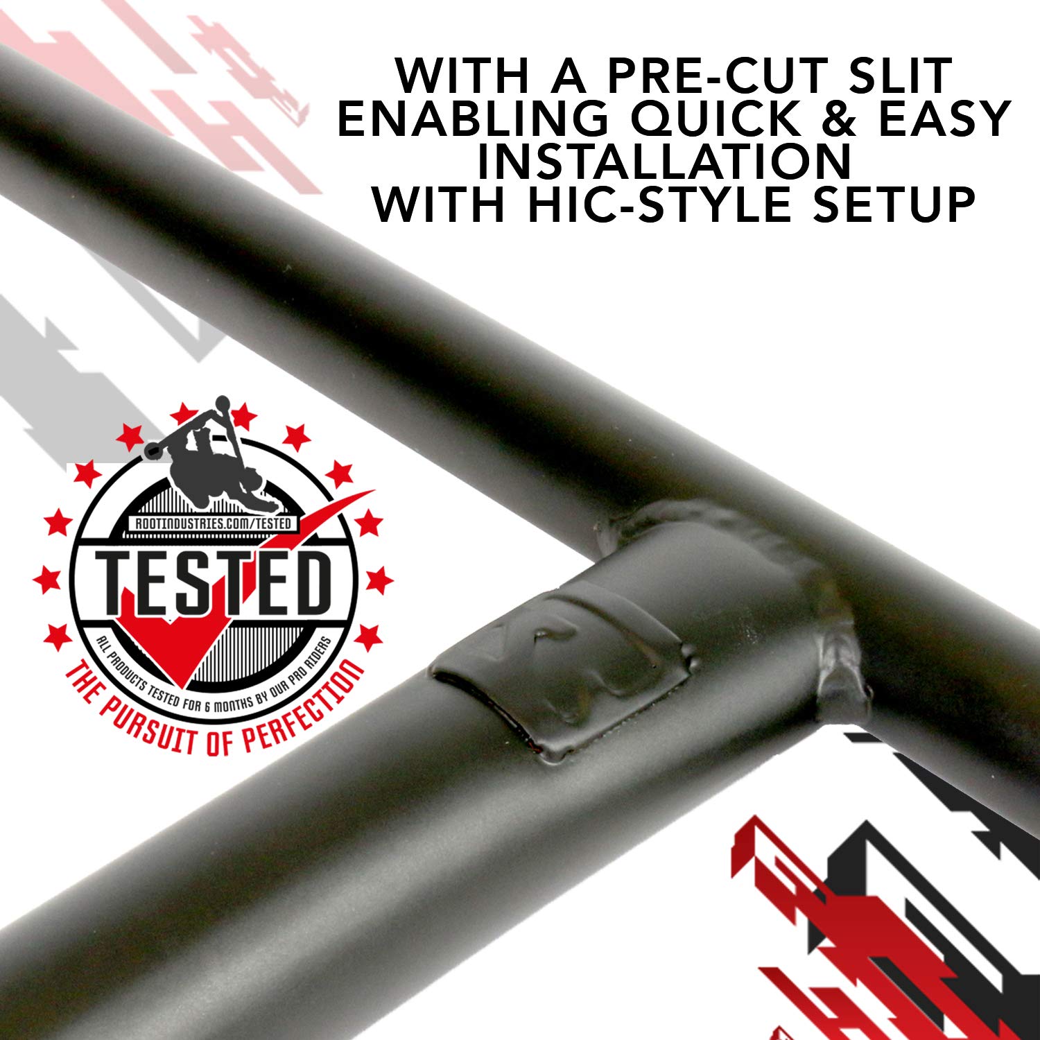 Root Estándar Manillar Scooter en T (710mm - Negro)
