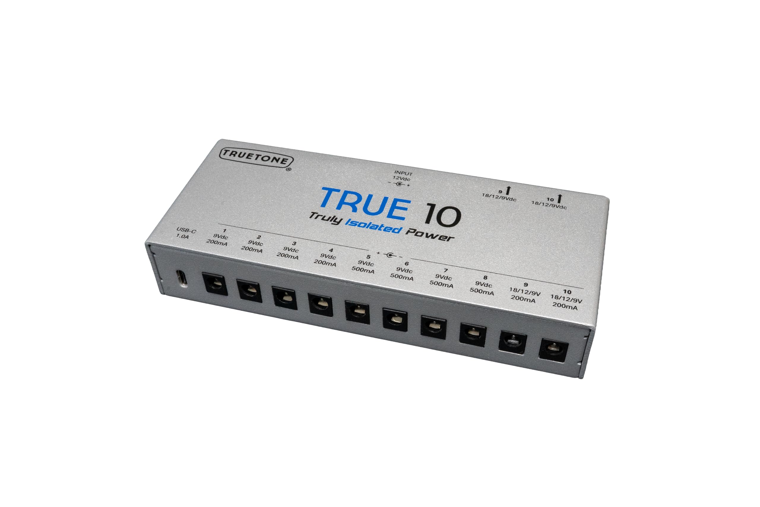 Alimentatore True 10 - Truetone Power a un prezzo Amazon. 10 uscite isolate più USB-C. Alimentazione silenziosa per la tua pedaliera.