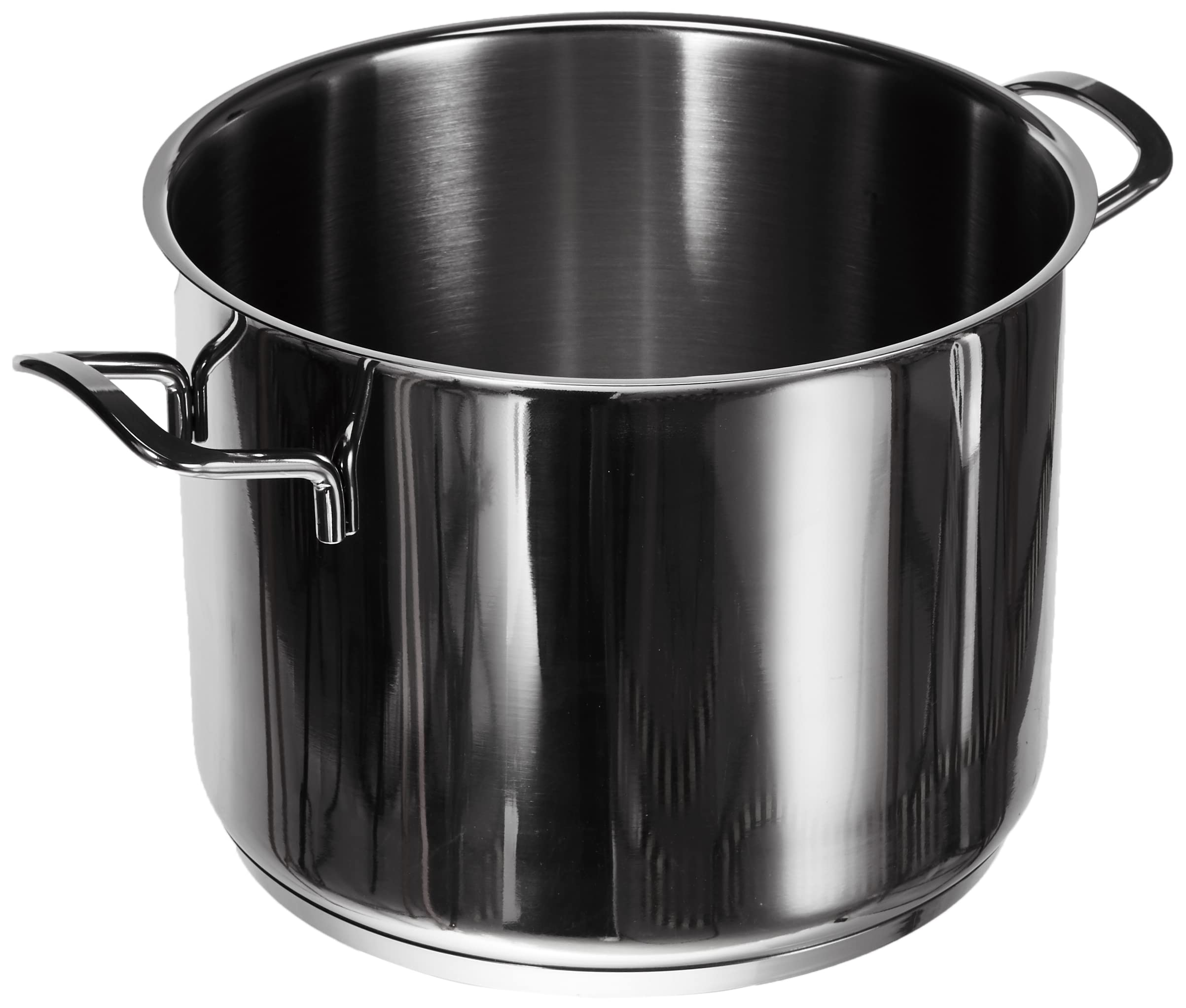 H&H Inox Elodie Fondo Induzione Cm22 Lt6,5 Pentole E Preparazione Cucina, Acciaio Inossidabile, Argento, 22 cm