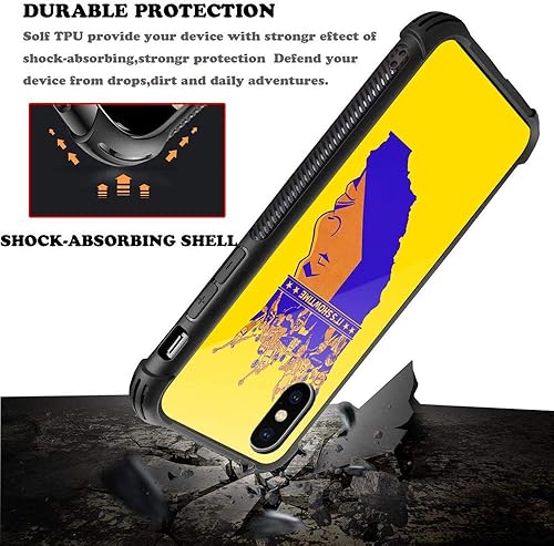 Miniatura 3 de Funda compatible con iPhone Xs Max, diseño de jugador de baloncesto con 29 patrones de plexiglás para niñas, hombres, mujeres, antiarañazos, a