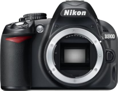 Nikon D3100 14.2MP DX-Format DSLR Cámara digital (cuerpo solamente) (25470B) - (negro) - (renovado)
