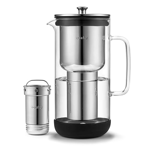 Aarke Purifier - Premium Glass and Stainless Steel Water Filter