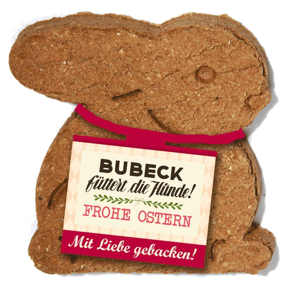 Bubeck Hundekekse Osterhasen XXL (10er Pack) – Gebackener Hundekuchen Snack