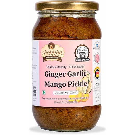 Chokkha Mango Garlic Pickle 400 Gm