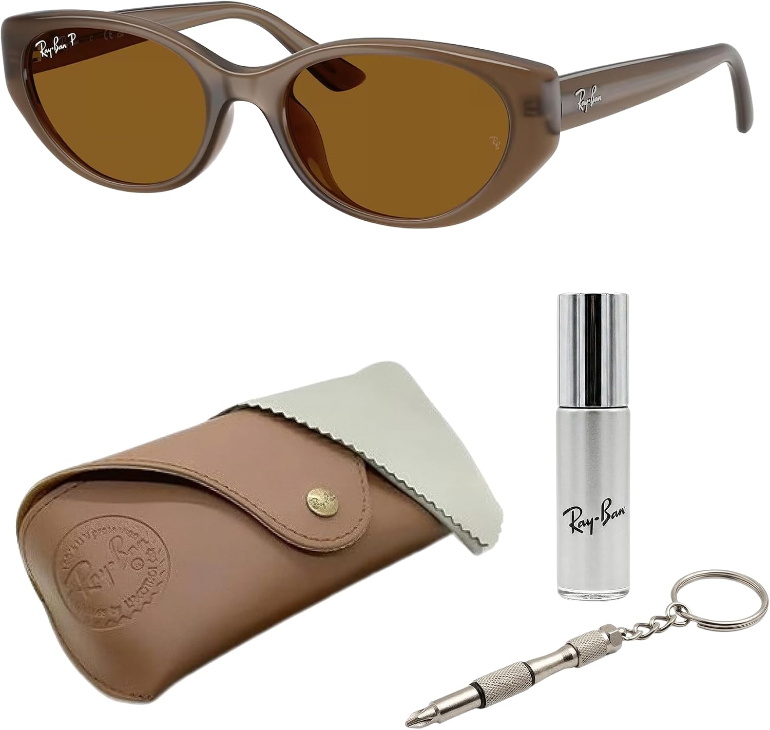 Ray-Ban RB4457D BIO-BASED Sunglasses with Official RAYBAN Eyewear Kit