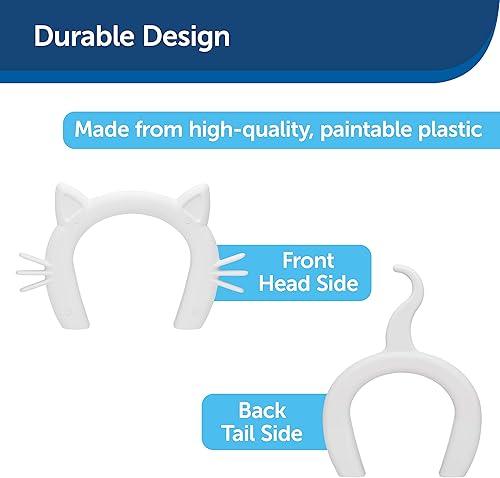 Miniatura 4 de PetSafe Puerta interior para gatos que nunca se oxida  Para puertas interiores  Añade privacidad, mantiene a los perros fuera del espacio del gato,