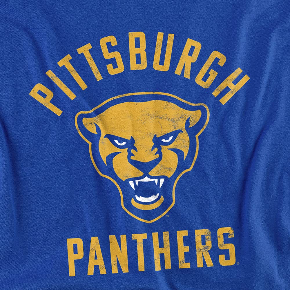 University of Pittsburgh Official Pitt Panthers Logo Unisex Adult T-Shirt, Pitt Panthers Logo, Large