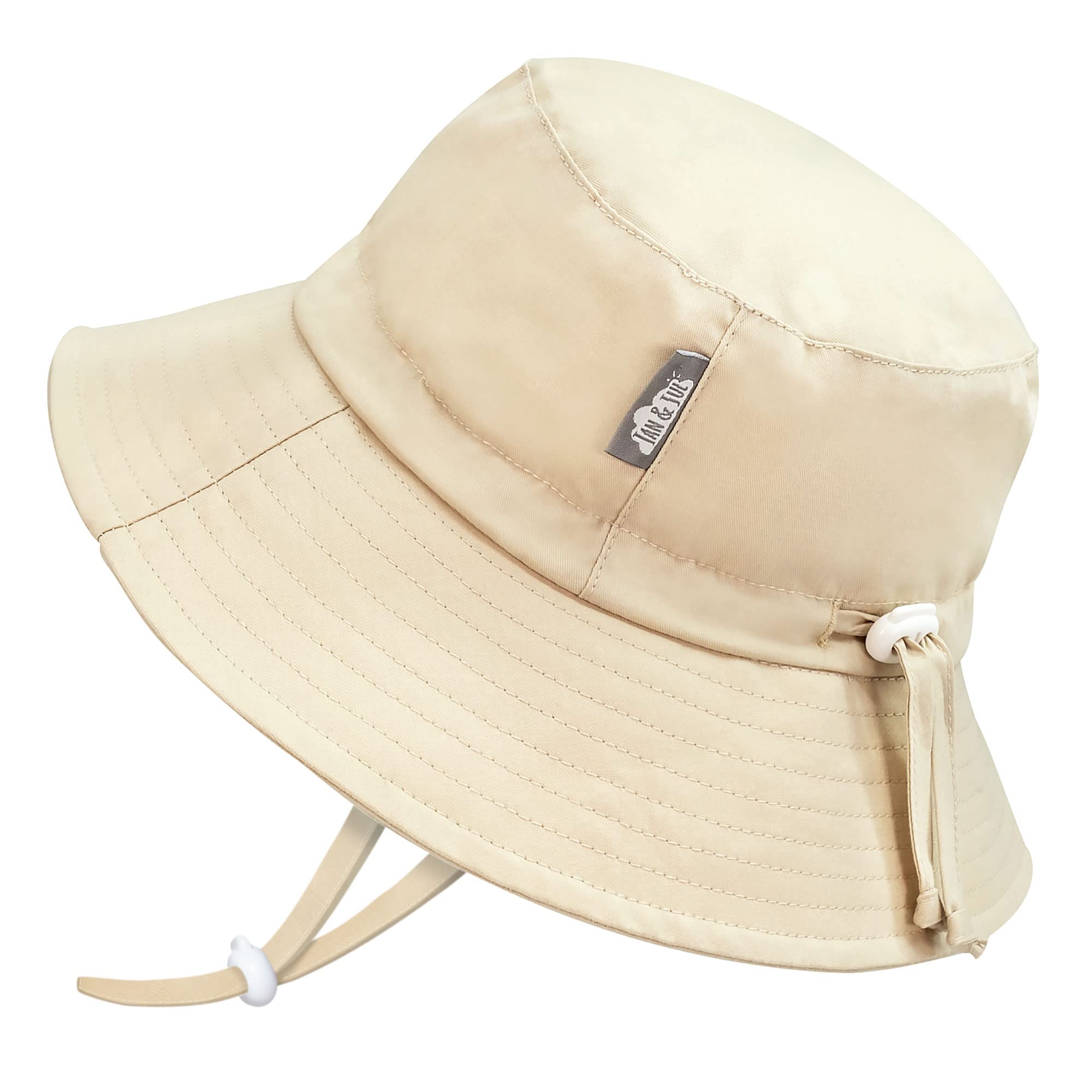 Jan & Jul Sand Infant Summer Cotton Sun-Hat, Upf 50+, Foldable (S: 0-6 Months, )