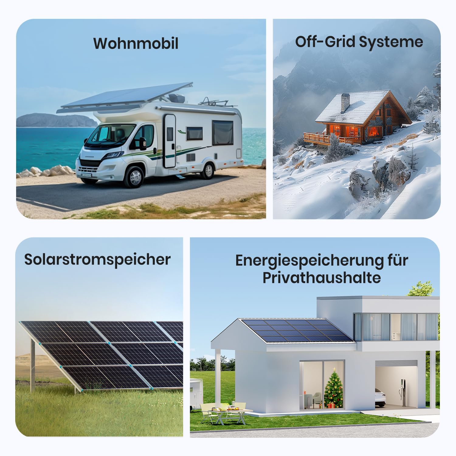 VATRER POWER 12V 100Ah LiFePO4 DIN H8/D5 Untersitz Batterie | Bluetooth APP · 100A Smart BMS · H190 Untersitz-Design · Für Wohnmobil & Caravan